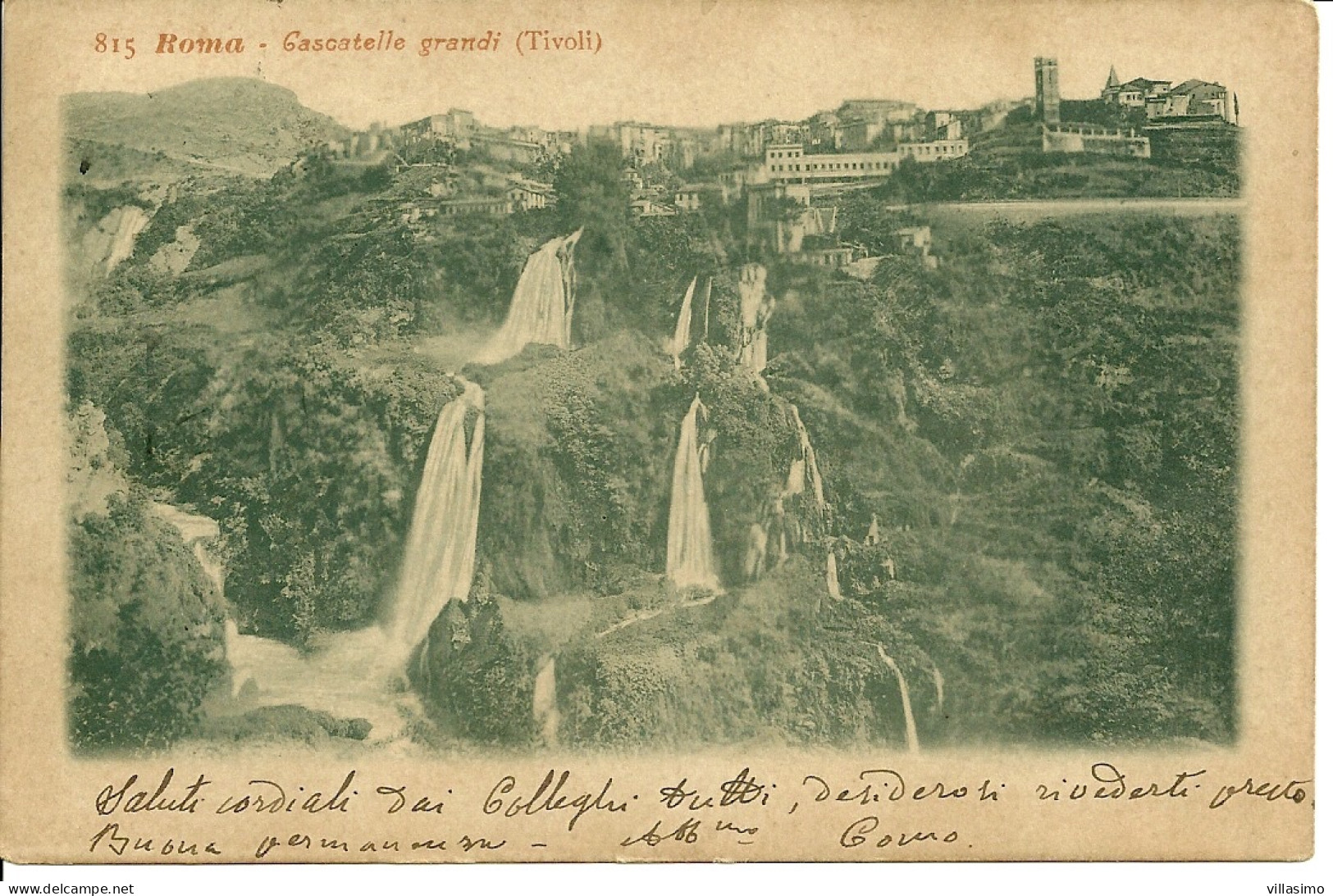 ROMA - TIVOLI - CASCATELLE GRANDI - F.P. - VG. 1900 - Tivoli