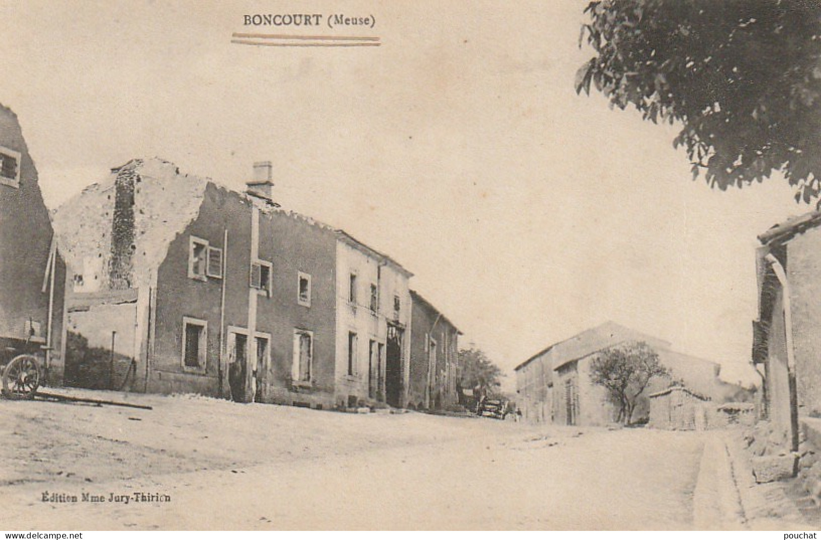 FI 11 -(55) BONCOURT  - GRAND' RUE  - EDIT. JURY THIRION - 2 SCANS - Other & Unclassified