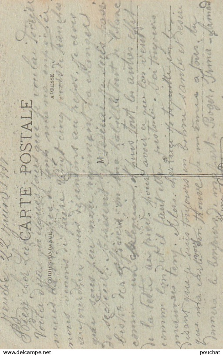 FI 11 -(55) GUERRE EN LORRAINE -  RAULECOURT  - VUE SUR LE CLOCHER  - RUINES - 2 SCANS - Otros & Sin Clasificación