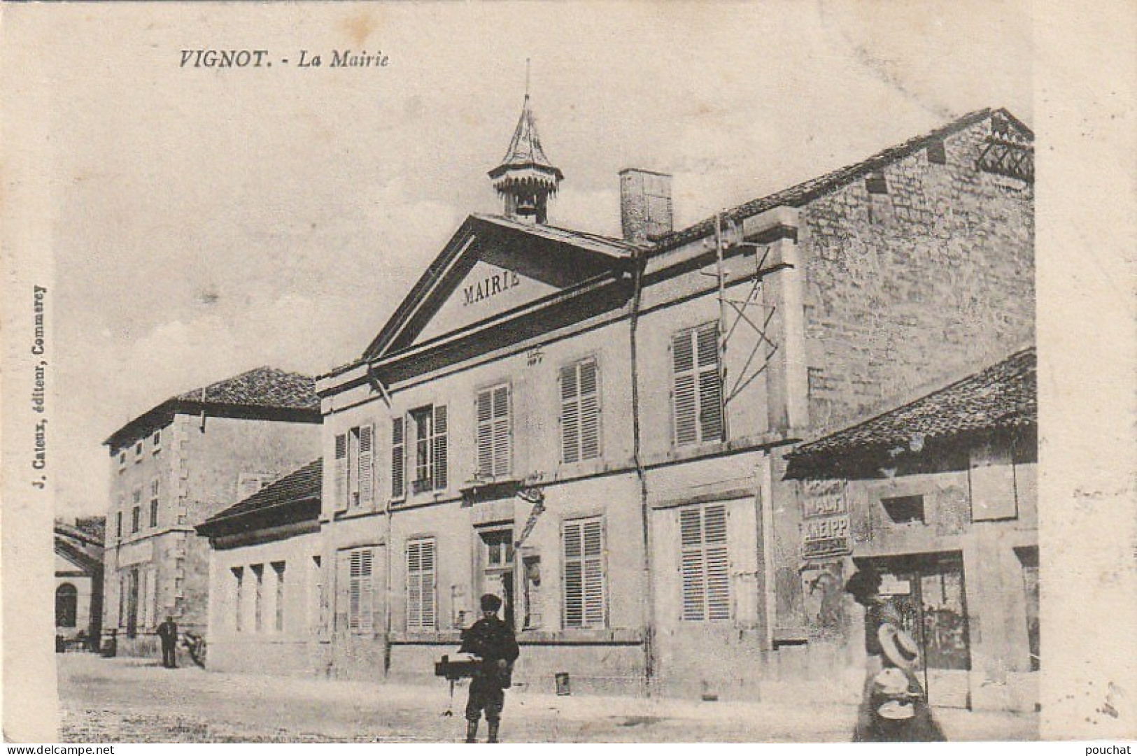 FI 11 -(55) VIGNOT  -  LA MAIRIE - ANIMATION - EDIT. CATEUX , COMMERCY - 2 SCANS - Sonstige & Ohne Zuordnung