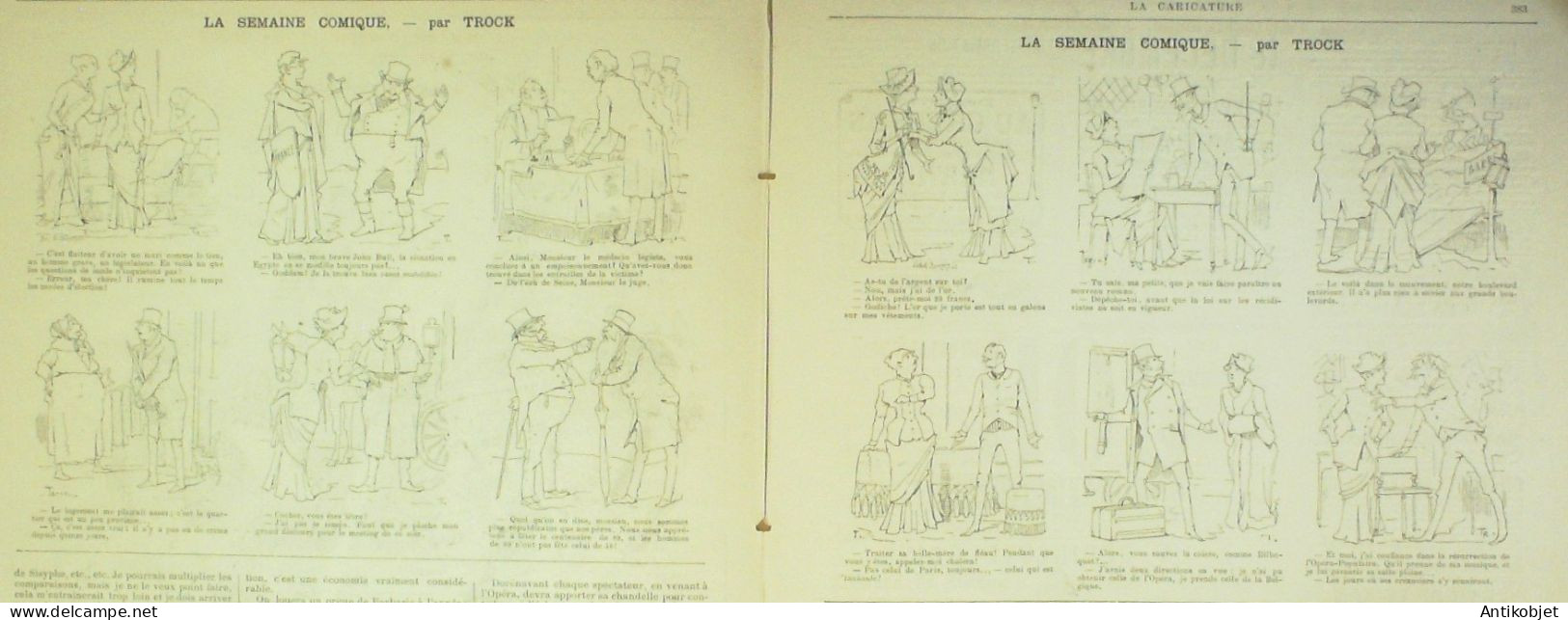 La Caricature 1884 N°256 Premeir Bal Job Brisson Par Luque Trock - Zeitschriften - Vor 1900