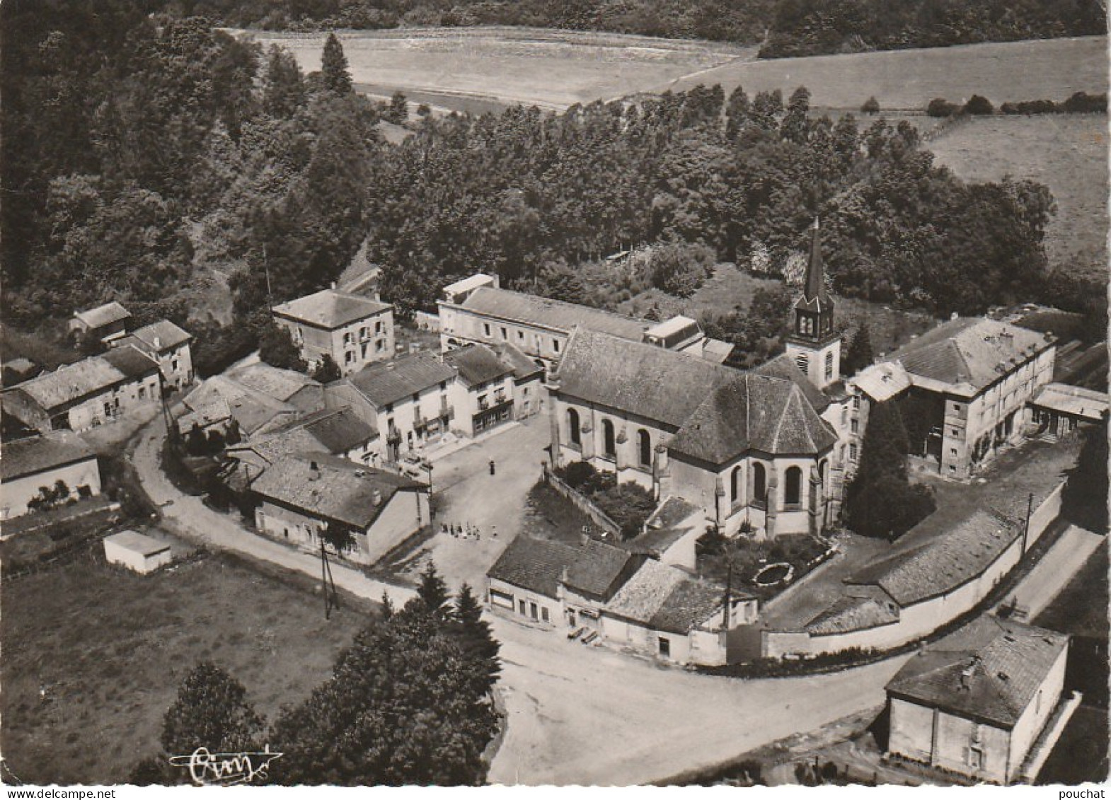 FI 13  -(55) BENOITEVAUX  - " LE VALLON BENI " - VUE AERIENNE   - 2 SCANS - Autres & Non Classés