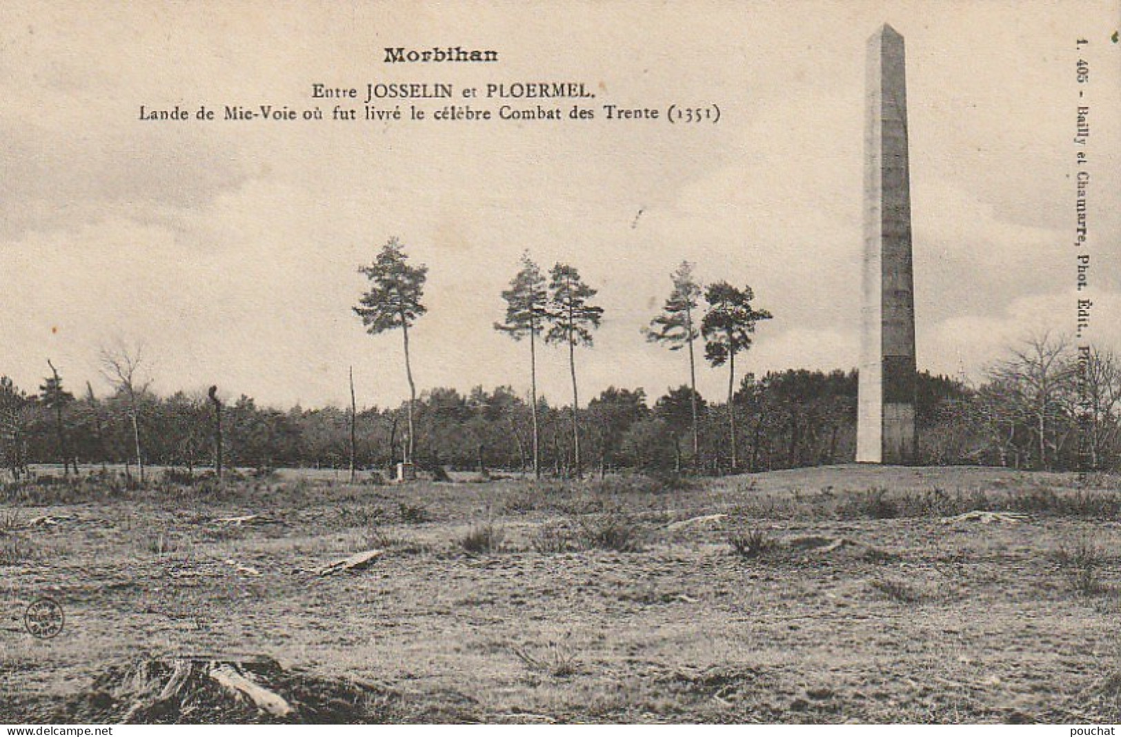 FI 14 -(56) ENTRE JOSSELIN ET PLOERMEL - LANDE DE MIE VOIE   - 2 SCANS - Autres & Non Classés