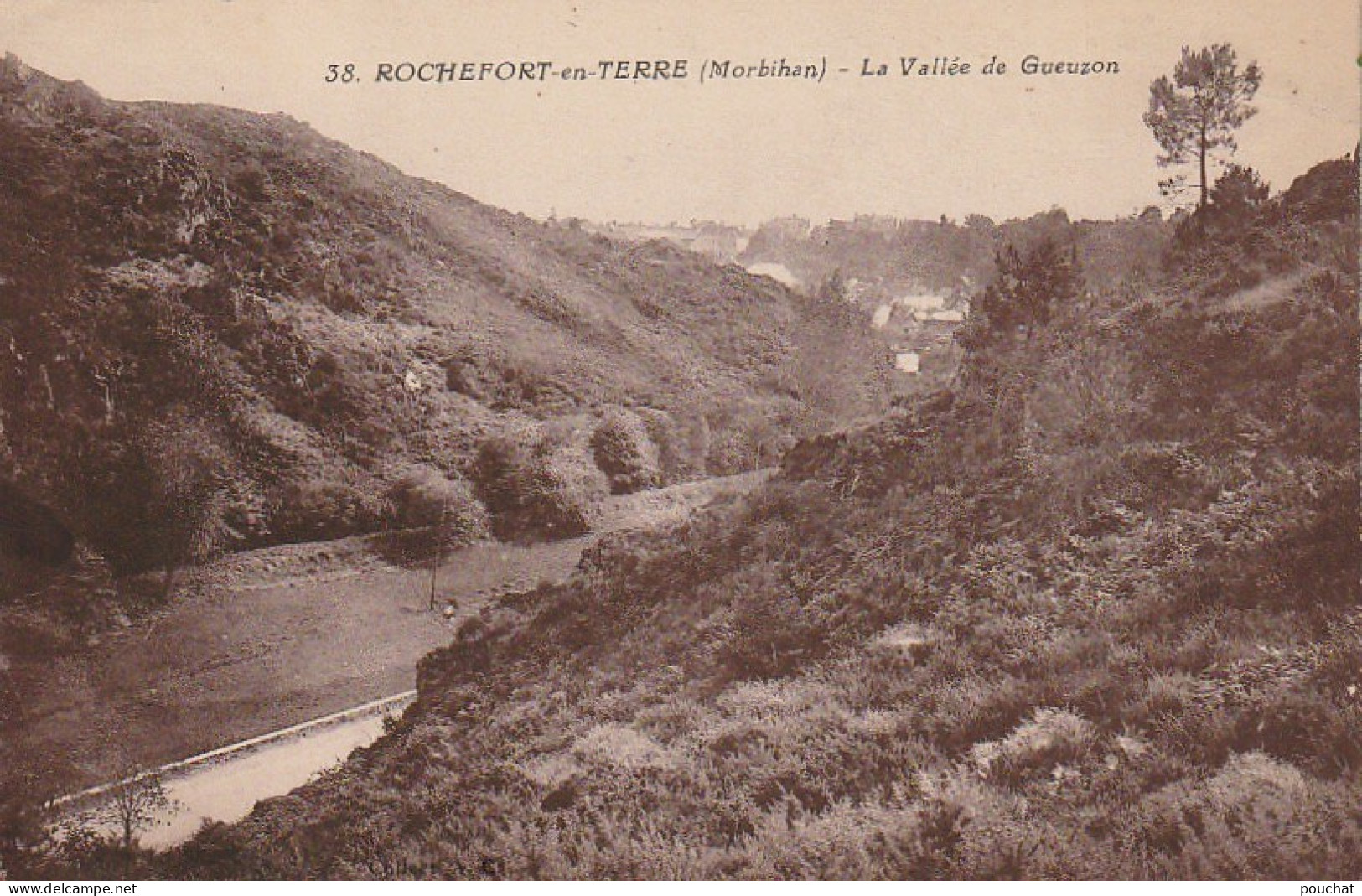 FI 14 -(56) ROCHEFORT EN TERRE  -  LA VALLEE DE GUEUZON  - 2 SCANS - Rochefort En Terre