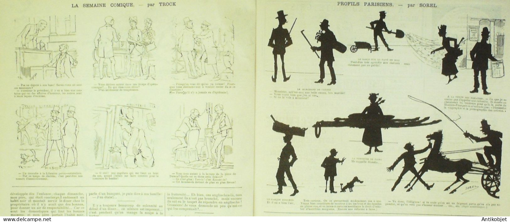 La Caricature 1884 N°257 Chevaliers De Duel Robida Sorel Trock Gino - Magazines - Before 1900