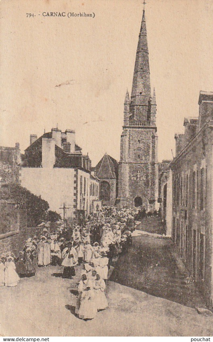 FI 15 -(56) CARNAC  -   PROCESSION  -  2 SCANS - Carnac