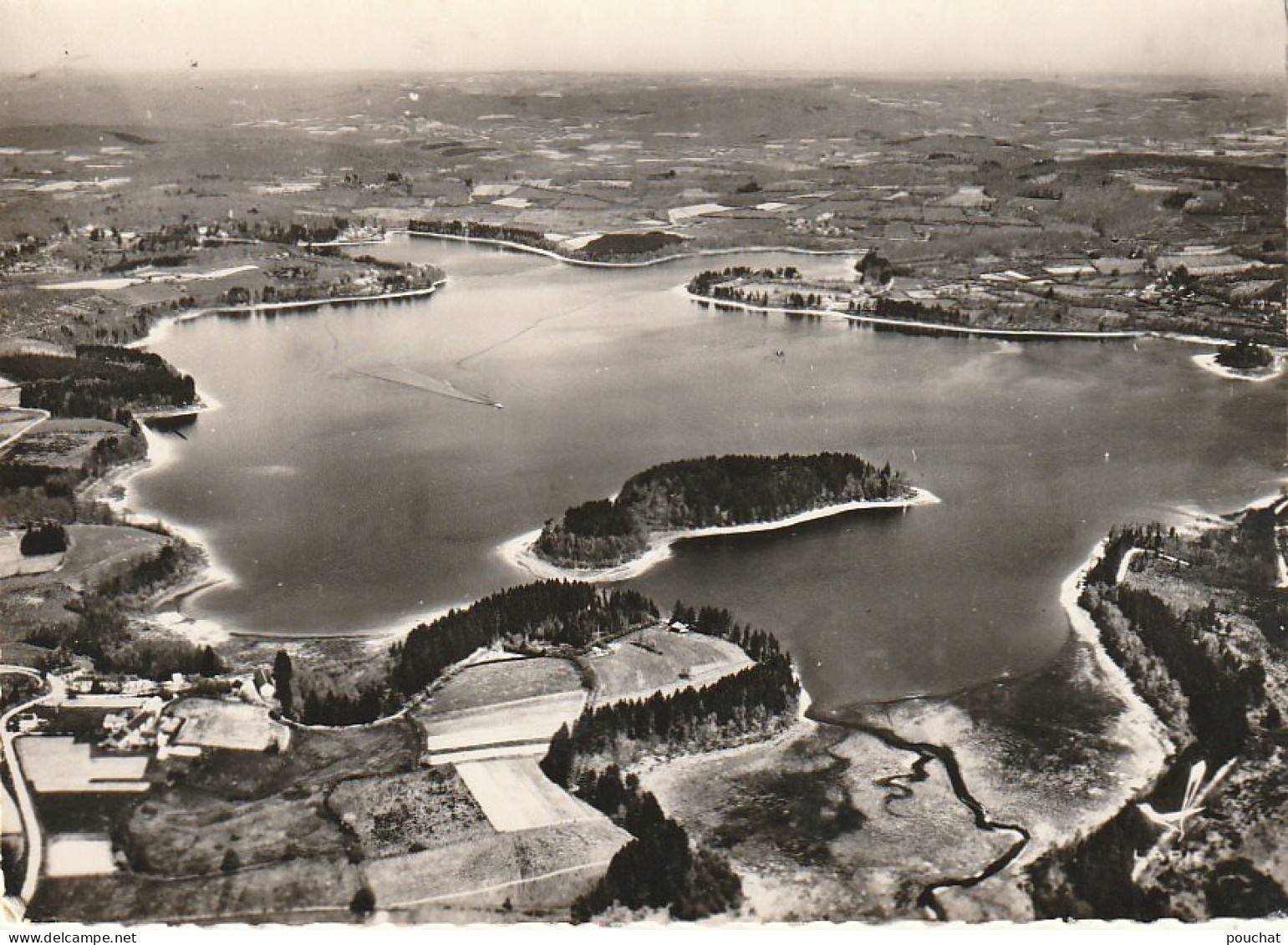 FI 23 -(58) LAC DE SETTONS  -  VUE PANORAMIQUE  -  2 SCANS - Autres & Non Classés