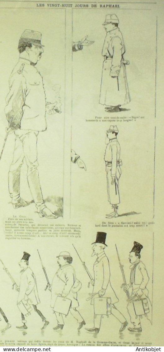 La Caricature 1884 N°254 28 Jours De Raphael Caran D'Ache Trock Chasse Gardée Loys - Revues Anciennes - Avant 1900