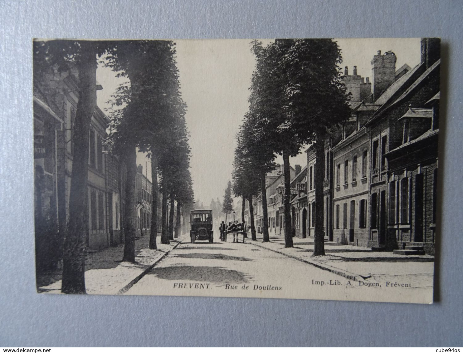 CPA FREVENT--RUE DE DOULLENS. - Other & Unclassified
