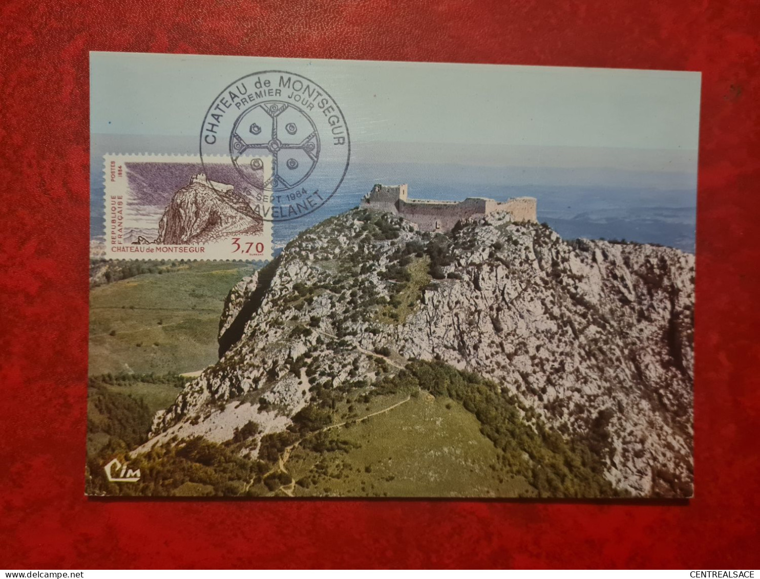 Carte Maximum 1984 LAVELANET CHATEAU DE MONTSEGUR - 1980-1989