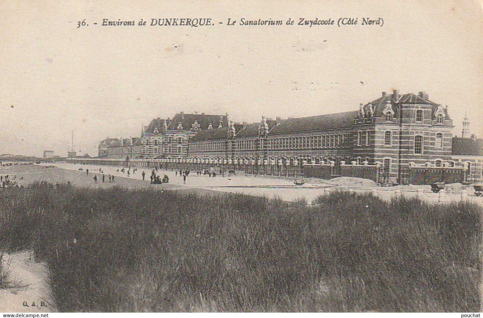 FI 25 -(59) ENVIRONS DE DUNKERQUE  -  LE SANATORIUM DE ZUYDCOOTE ( COTE NORD )  -  2 SCANS - Sonstige & Ohne Zuordnung