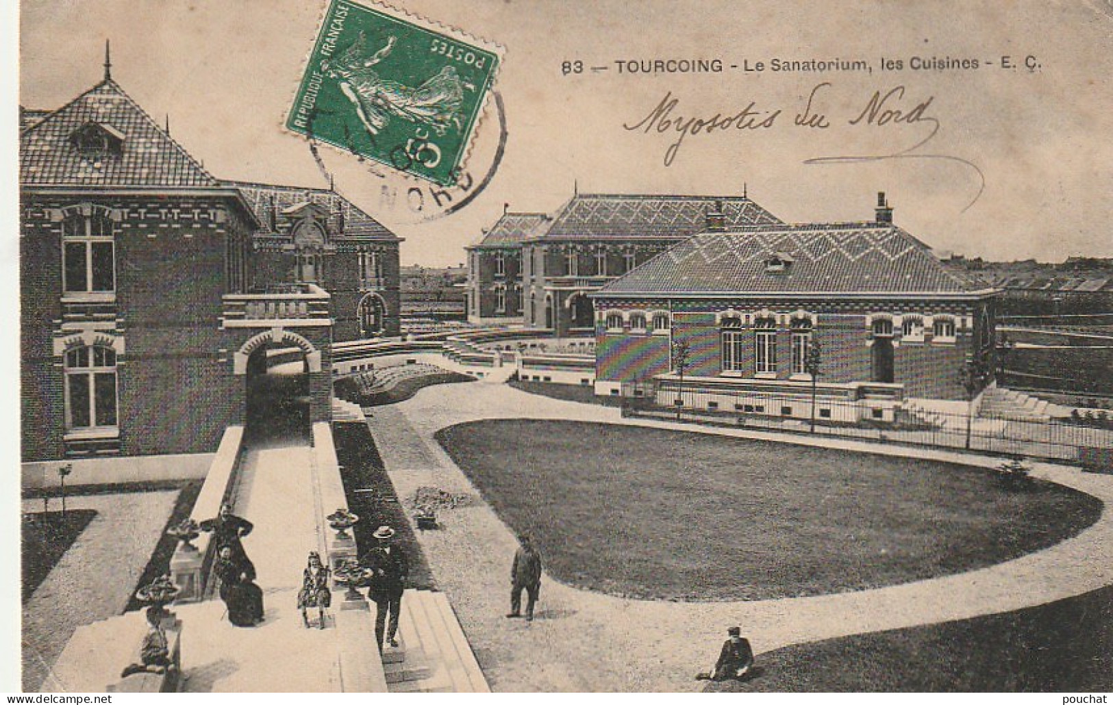 FI 25 -(59) TOURCOING  -  LE SANATORIUM  ,  LES CUISINES - ANIMATION  -  2 SCANS - Tourcoing