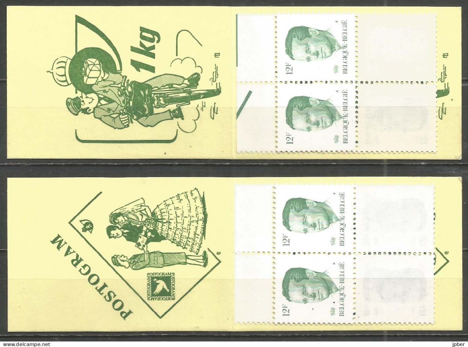 Belgique - Carnet B16 Et B17 ** - 1953-2006 Moderni [B]