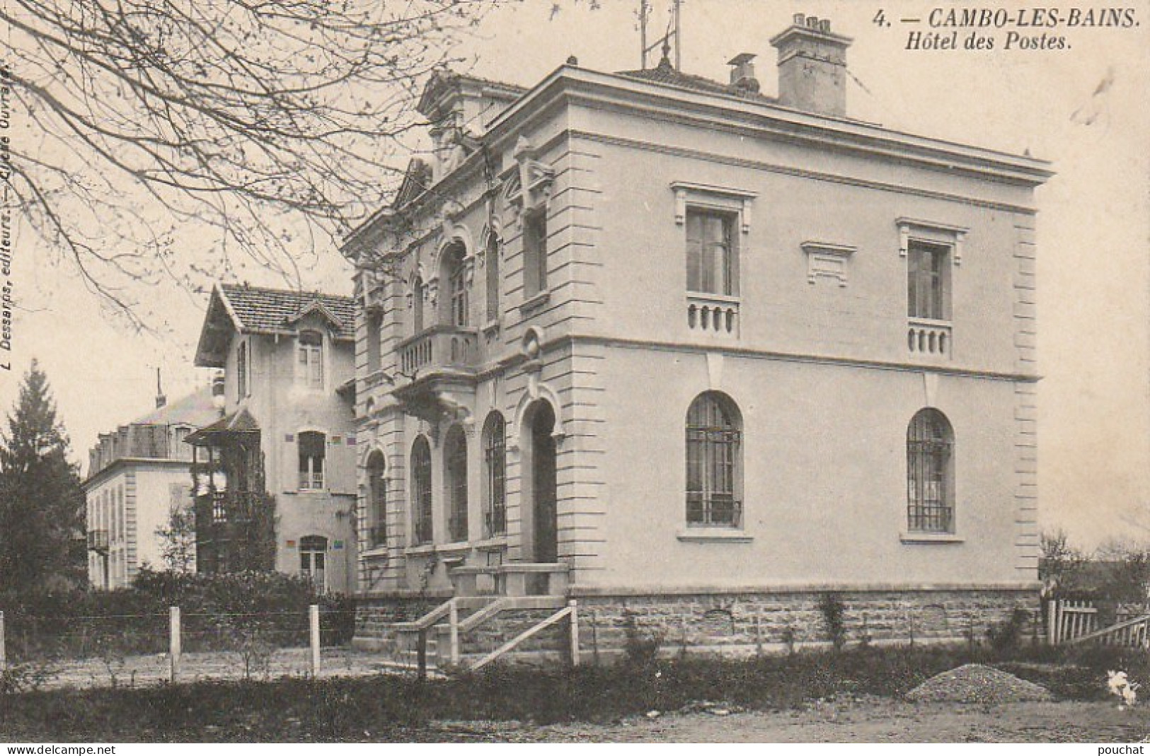 GU 25 -(64) CAMBO LES BAINS   - HOTEL DES POSTES  -  2 SCANS - Cambo-les-Bains