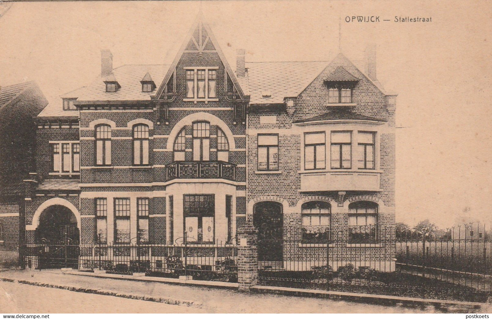 Opwijk, Statiestraat, 2 Scans - Opwijk