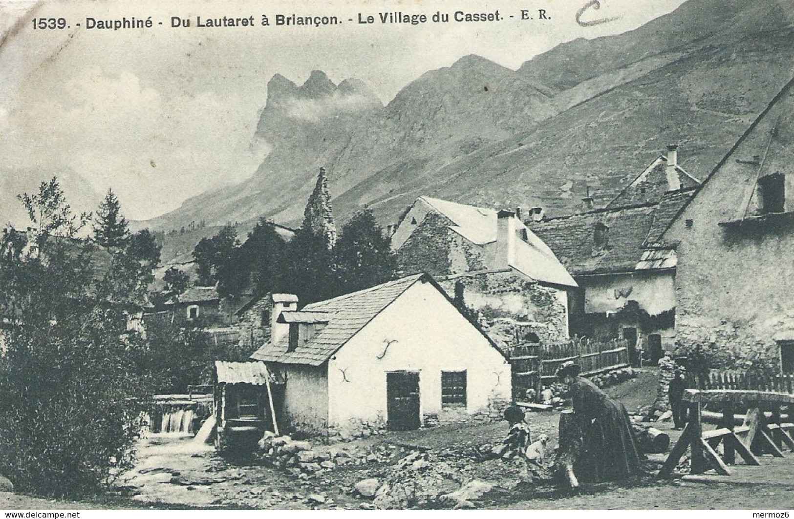 Dauphiné Du Lautaret à Briançon Le Village Du Casset – Vue Rare - Autres & Non Classés