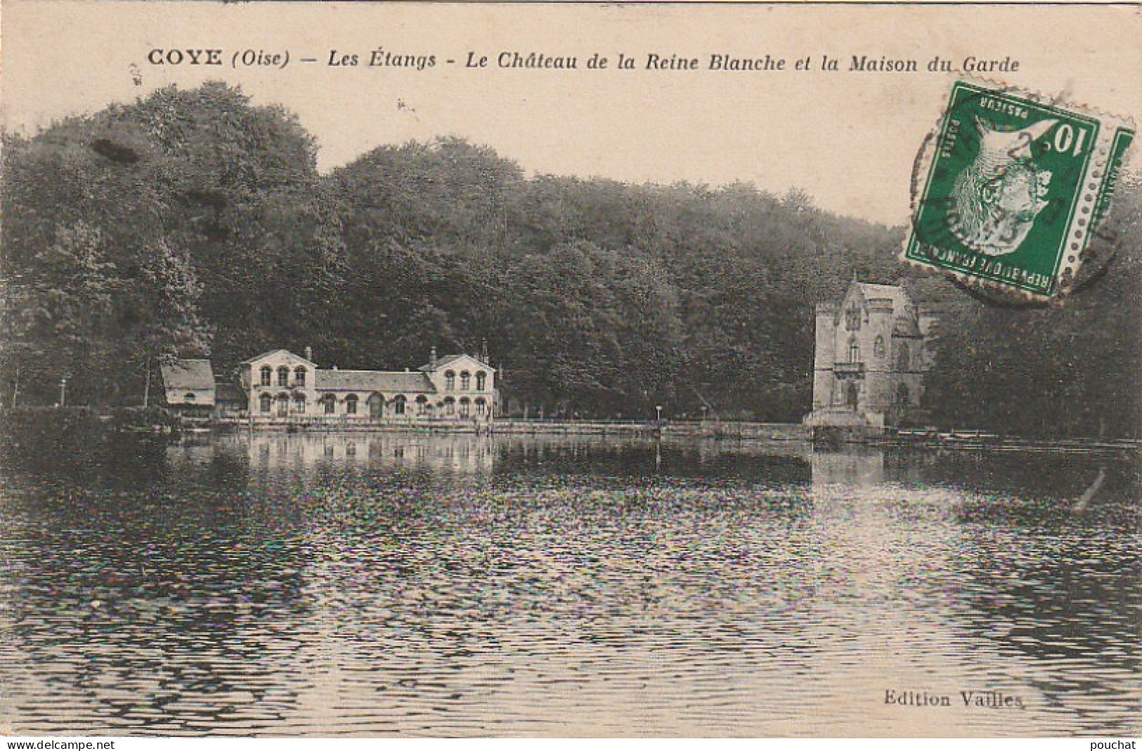 GU 1 -(60) COYE - LES ETANGS -  LE CHATEAU DE LA REINE BLANCHE ET LA MAISON DE GARDE   -  2 SCANS - Autres & Non Classés