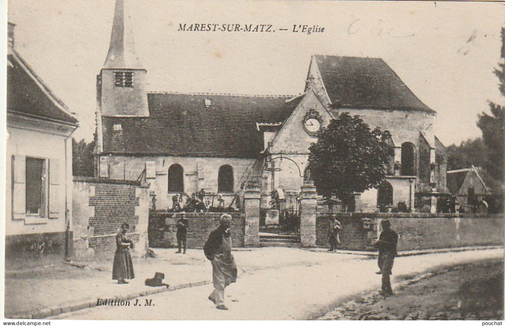 GU 1 -(60) MAREST SUR MATZ - L'EGLISE - ANIMATION -  VILLAGEOIS  -  2 SCANS - Other & Unclassified