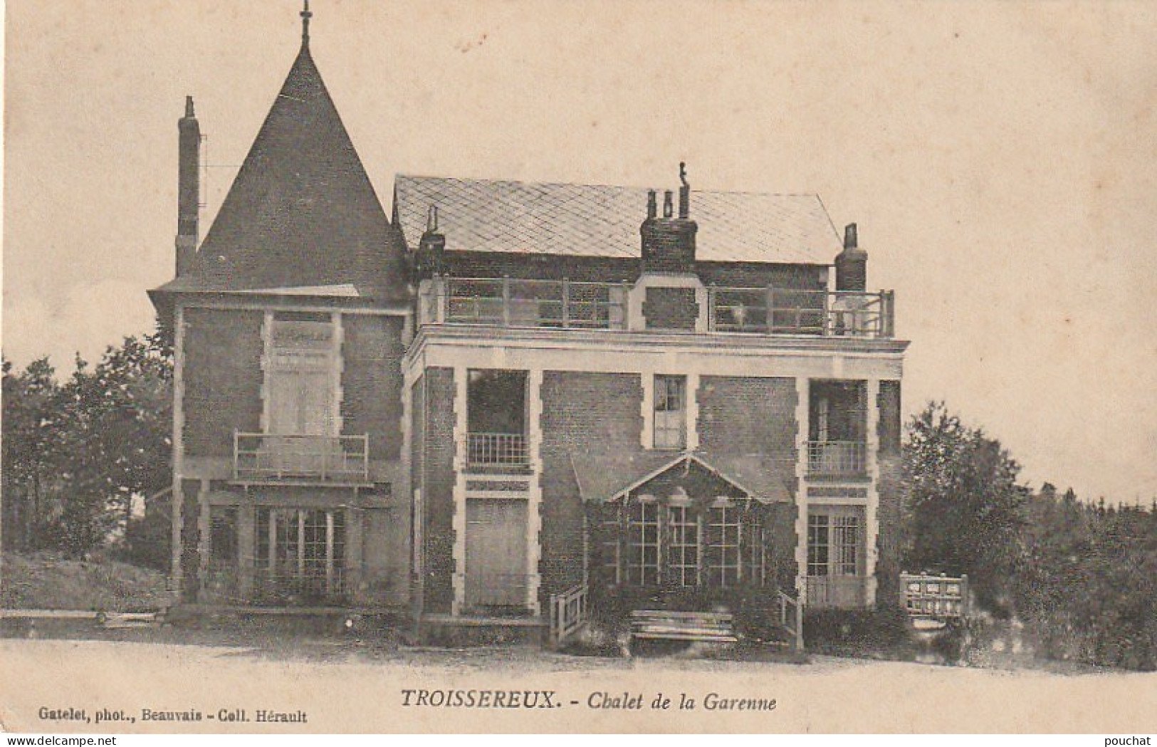 GU 2 -(60) TROISSEREUX  -  CHALET DE LA GARENNE - 2 SCANS - Otros & Sin Clasificación