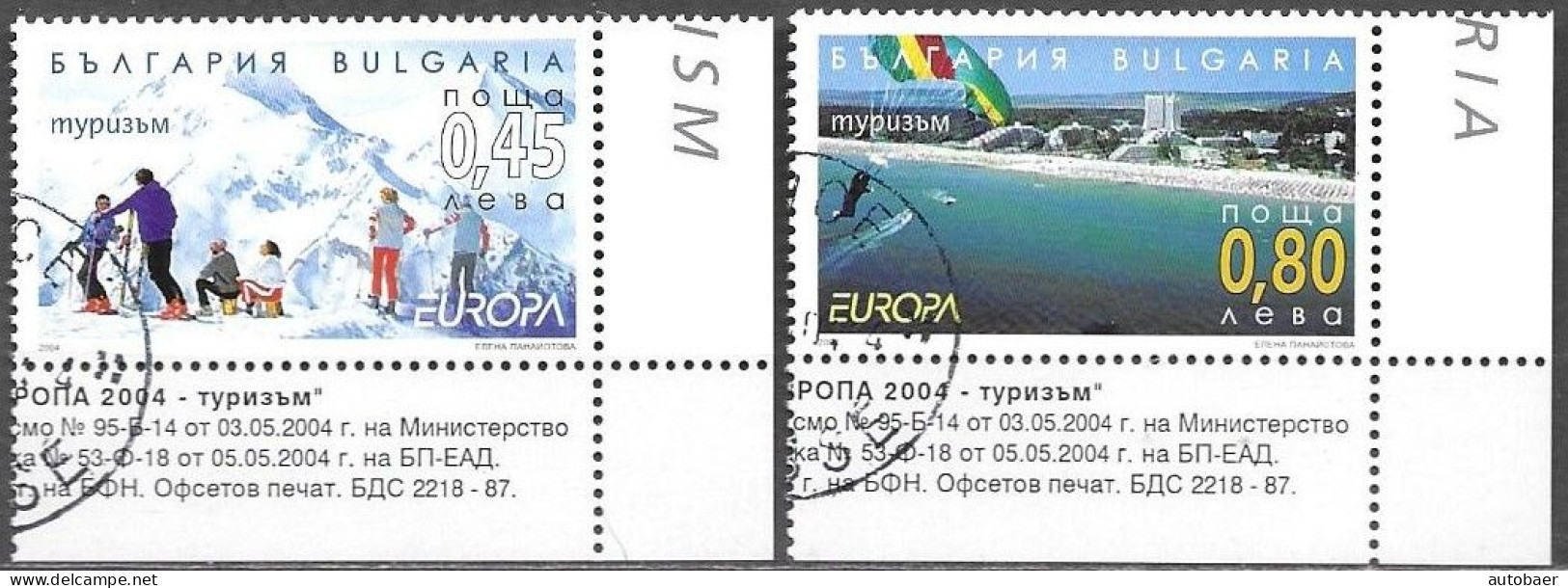 Bulgaria Bulgarie Bulgarien 2004 Europa Cept Michel 4649-50 Used Obliteré Gestempelt Oo Cancelled - 2004