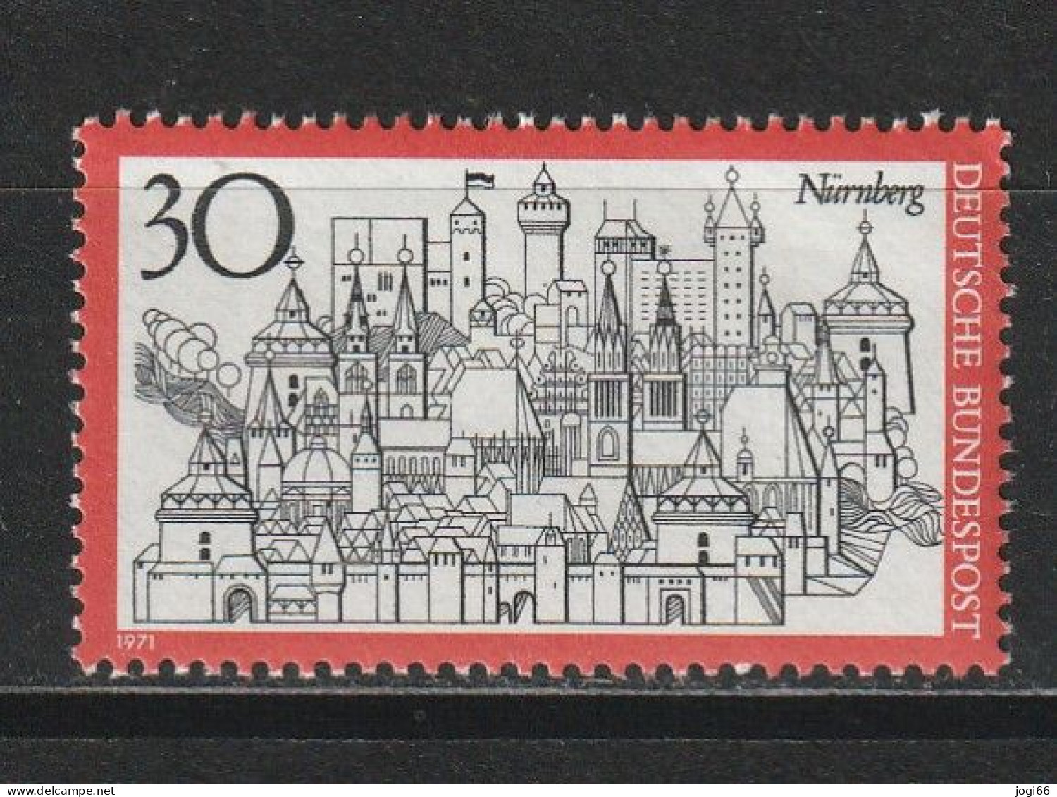Bund Michel 678 Fremdenverkehr Nürnberg ** - Unused Stamps