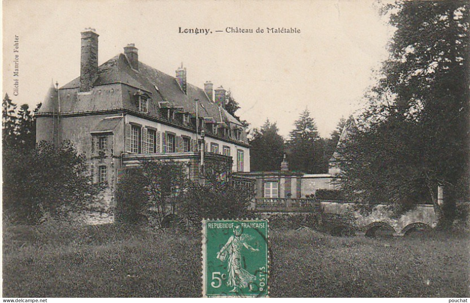 GU 4 -(61) LONGNY  -  CHATEAU DE MALETABLE   -  2 SCANS - Longny Au Perche