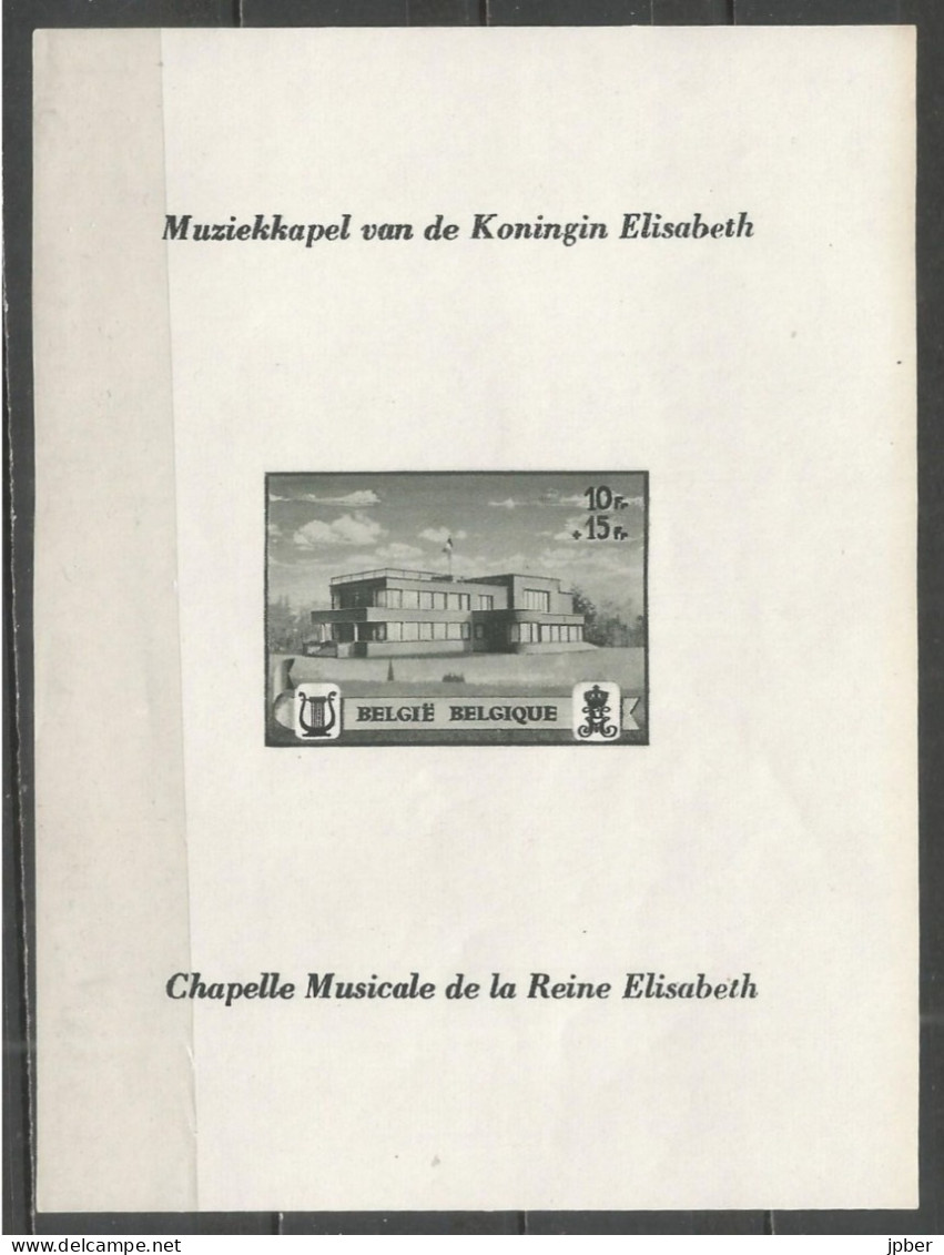 Belgique - Chapelle Musicale Bloc Non Dentelé N°BL14** - 1924-1960