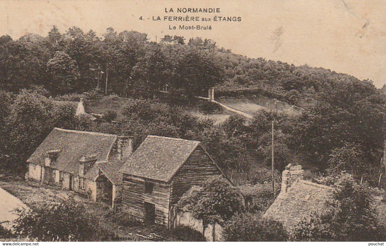 GU 4 -(61) LA FERRIERE AUX ETANGS - LE MONT BRULE   - 2 SCANS - Sonstige & Ohne Zuordnung