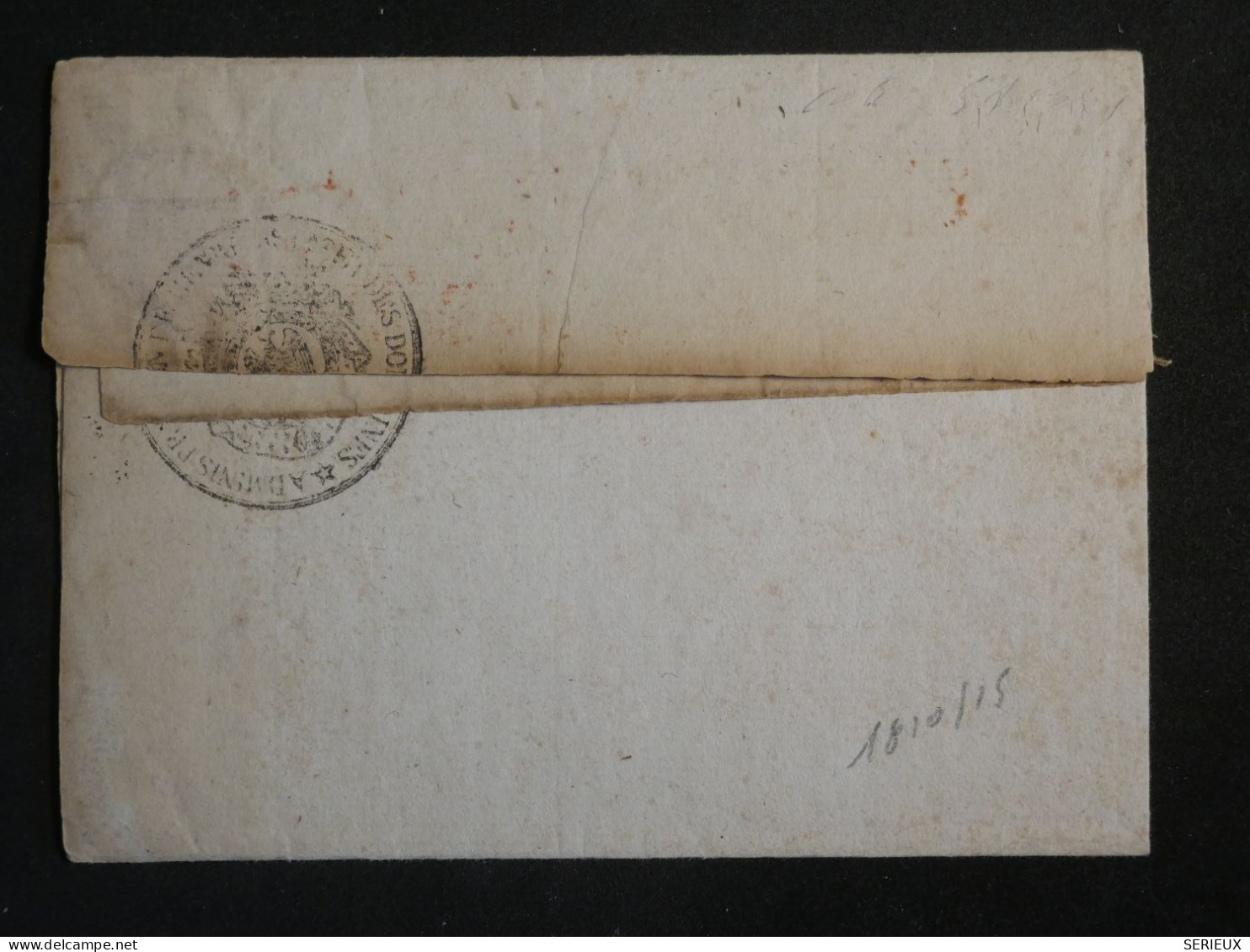 DN15   FRANCE   LETTRE  CONSEILLER D ETAT 1830  A ROUEN +GRIFFE  AFF.PAR L ETAT ++ - 1801-1848: Voorlopers XIX