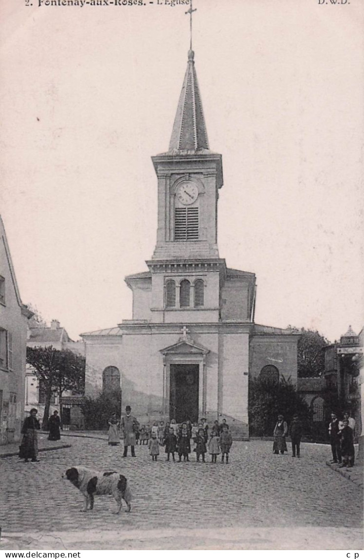 Fontenay Aux Roses - L'Eglise  -  CPA °J - Fontenay Aux Roses