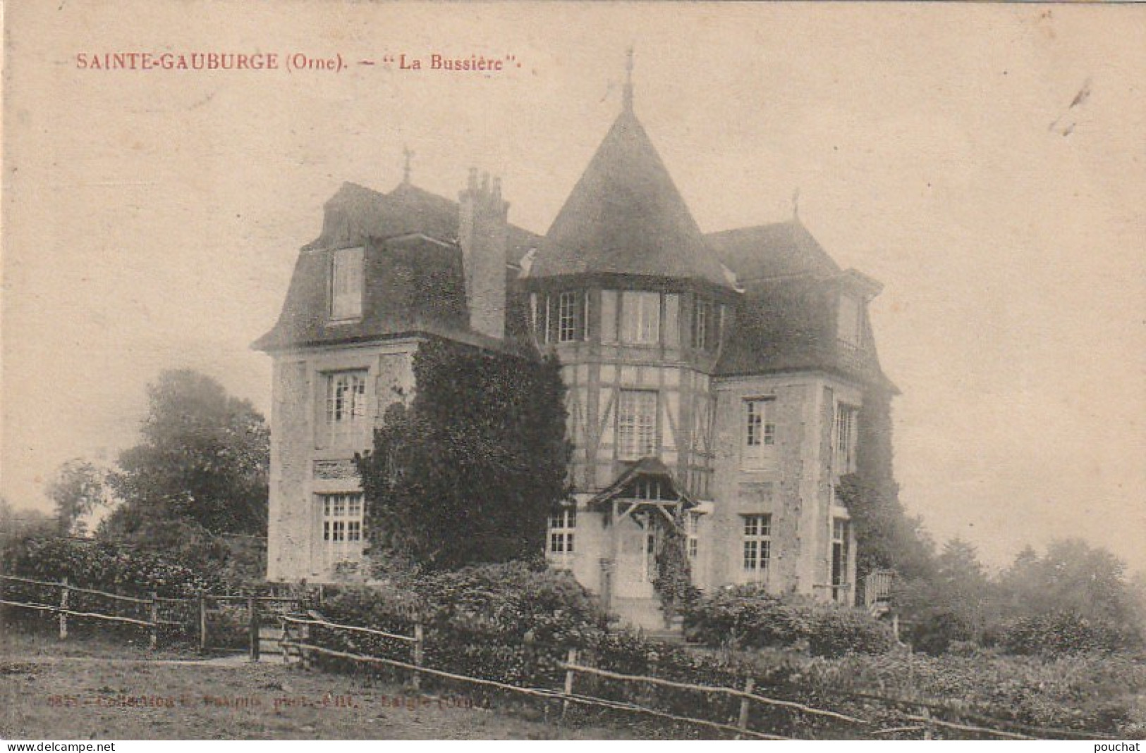 GU 4 -(61) SAINTE GAUBURGE  -  " LA BUSSIERE "  - 2 SCANS - Other & Unclassified