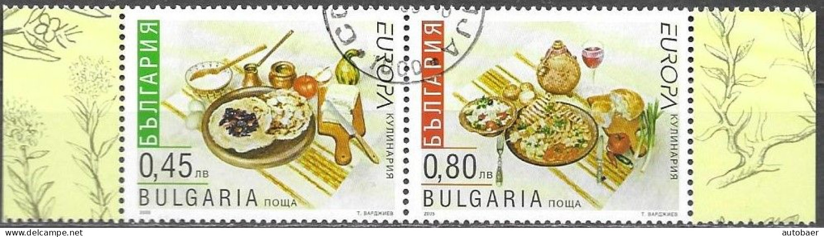 Bulgaria Bulgarie Bulgarien 2005 Europa Cept Michel 4704-05 Pair Se-tenant Used Obliteré Gestempelt Oo Cancelled - 2005