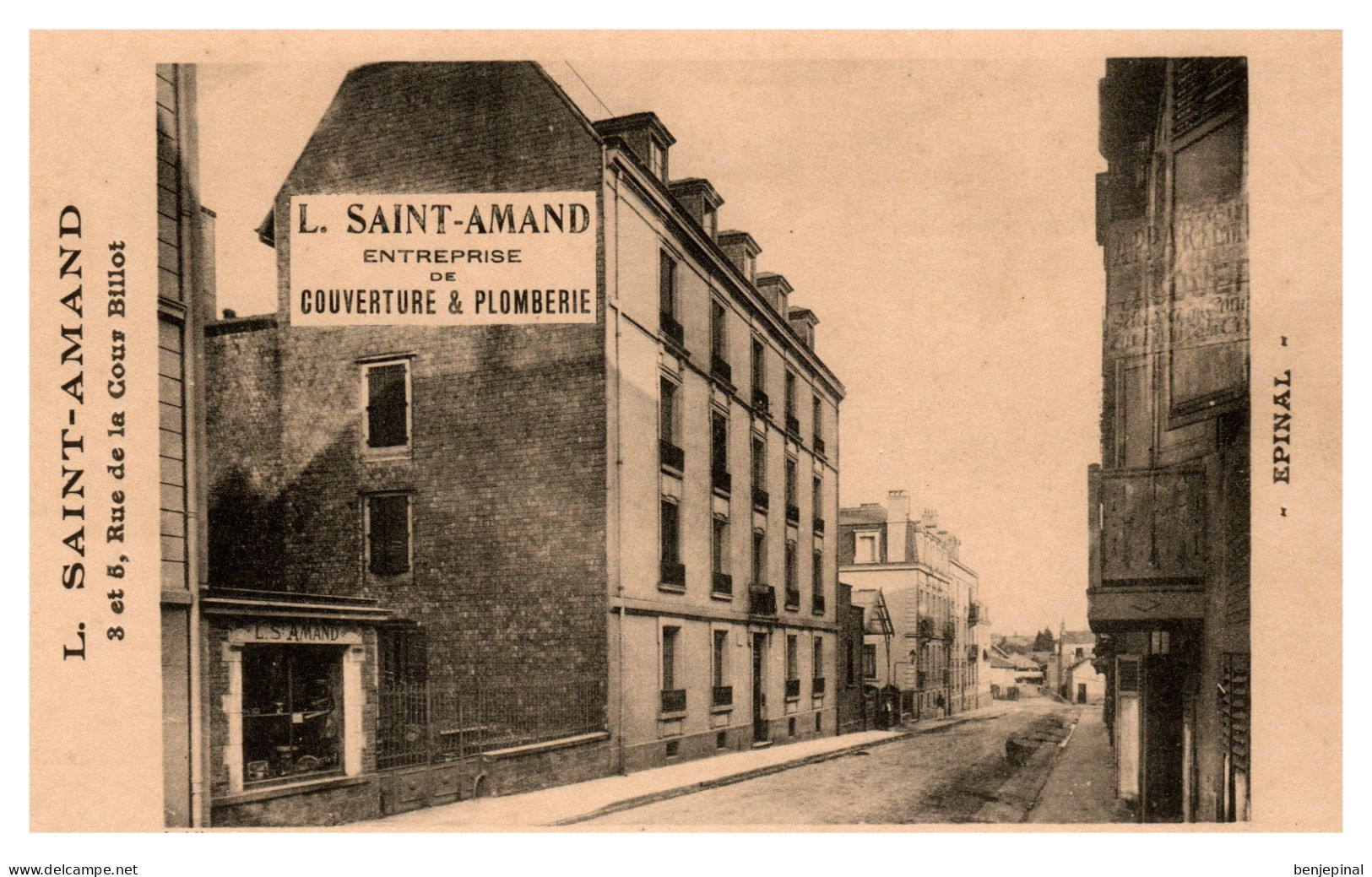 Epinal - Entreprise De Couverture Et Plomberie Saint-Amand, Rue De La Cour Billot - Sonstige & Ohne Zuordnung