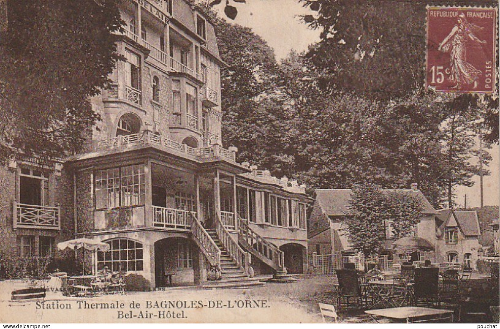 GU 6 -(61) BAGNOLES DE L'ORNE  -  BEL AIR HOTEL  - 2 SCANS - Bagnoles De L'Orne