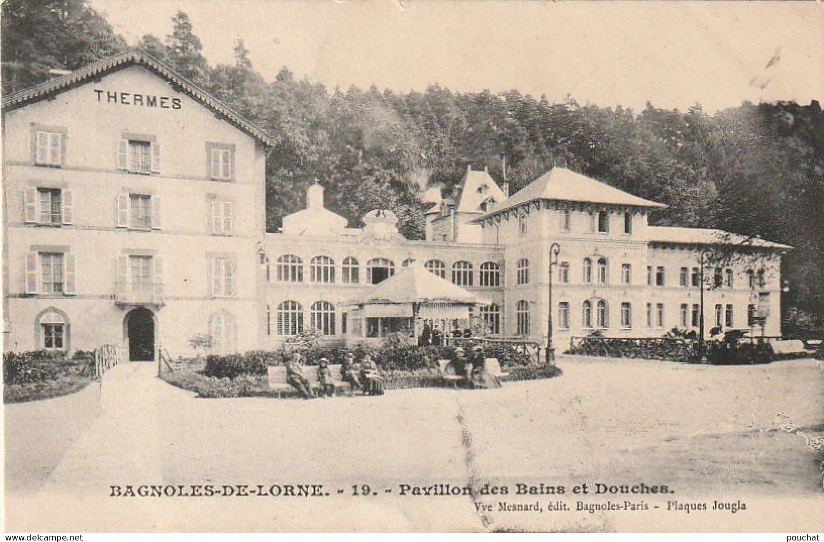 GU 6 -(61) BAGNOLES DE L'ORNE  -   PAVILLON DES BAINS  ET DOUCHES - 2 SCANS - Bagnoles De L'Orne