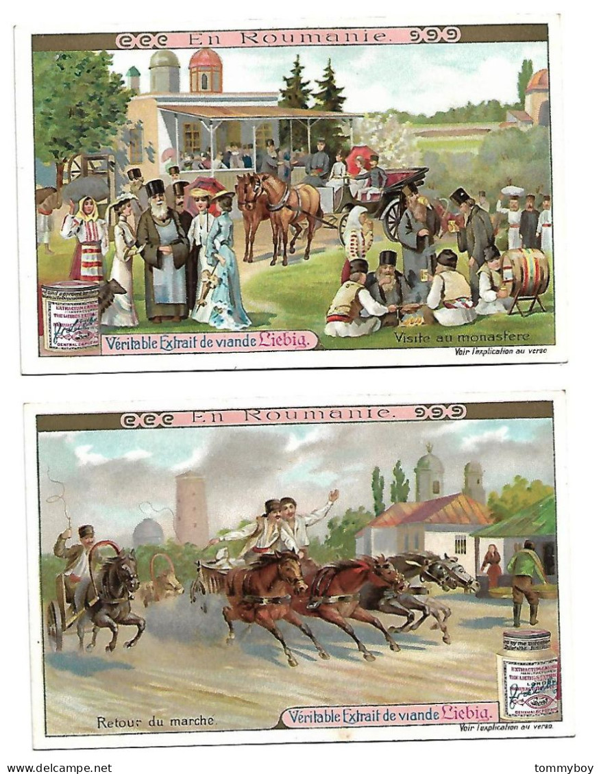 S 837 , Liebig 6 Cards, En Roumanie (ref B22) - Liebig