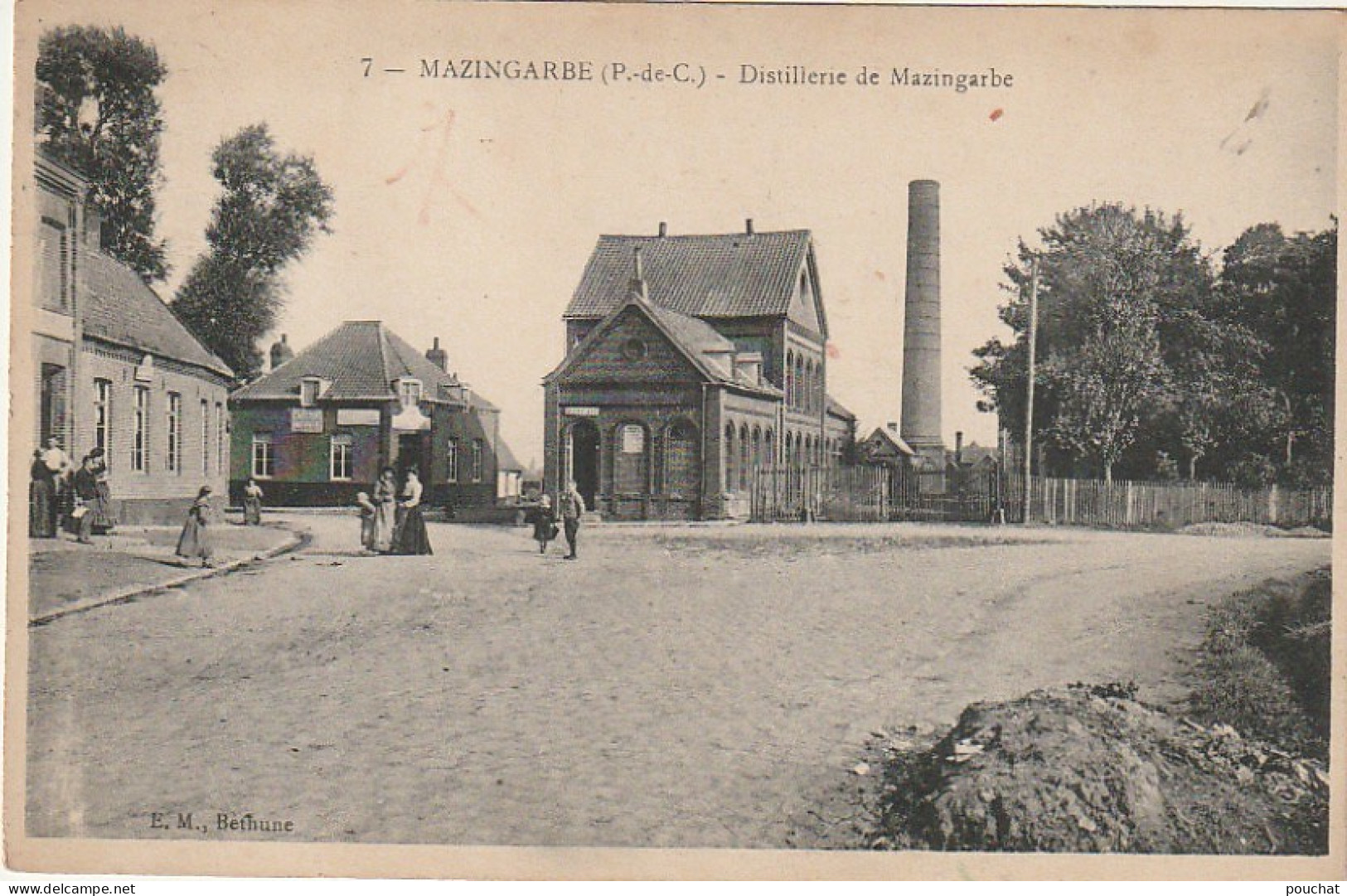 GU 10 -(62) MAZINGARBE  -  DISTILLERIE DE MAZINGARBE - ANIMATION -  VILLAGEOIS  - 2 SCANS - Other & Unclassified