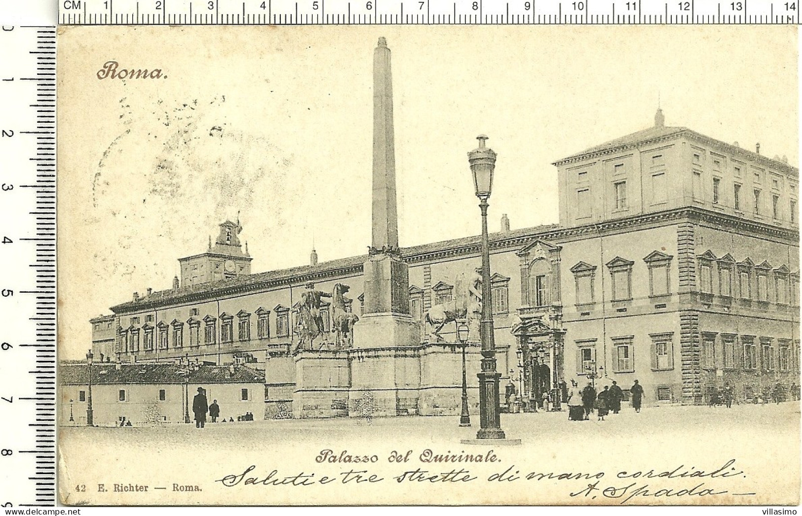 ROMA, PALAZZO DEL QUIRINALE - ANIMATA - F.P. - VG. PRIMI '900 - Autres Monuments, édifices