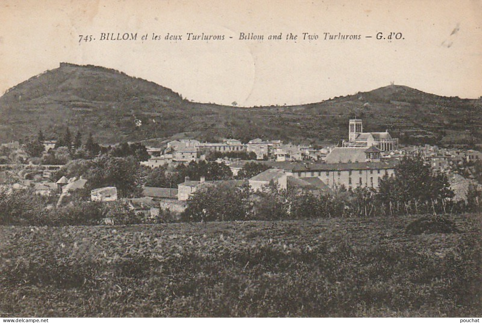 GU 12 -(63) BILLOM   ET LES DEUX TURLURONS  - 2 SCANS - Other & Unclassified