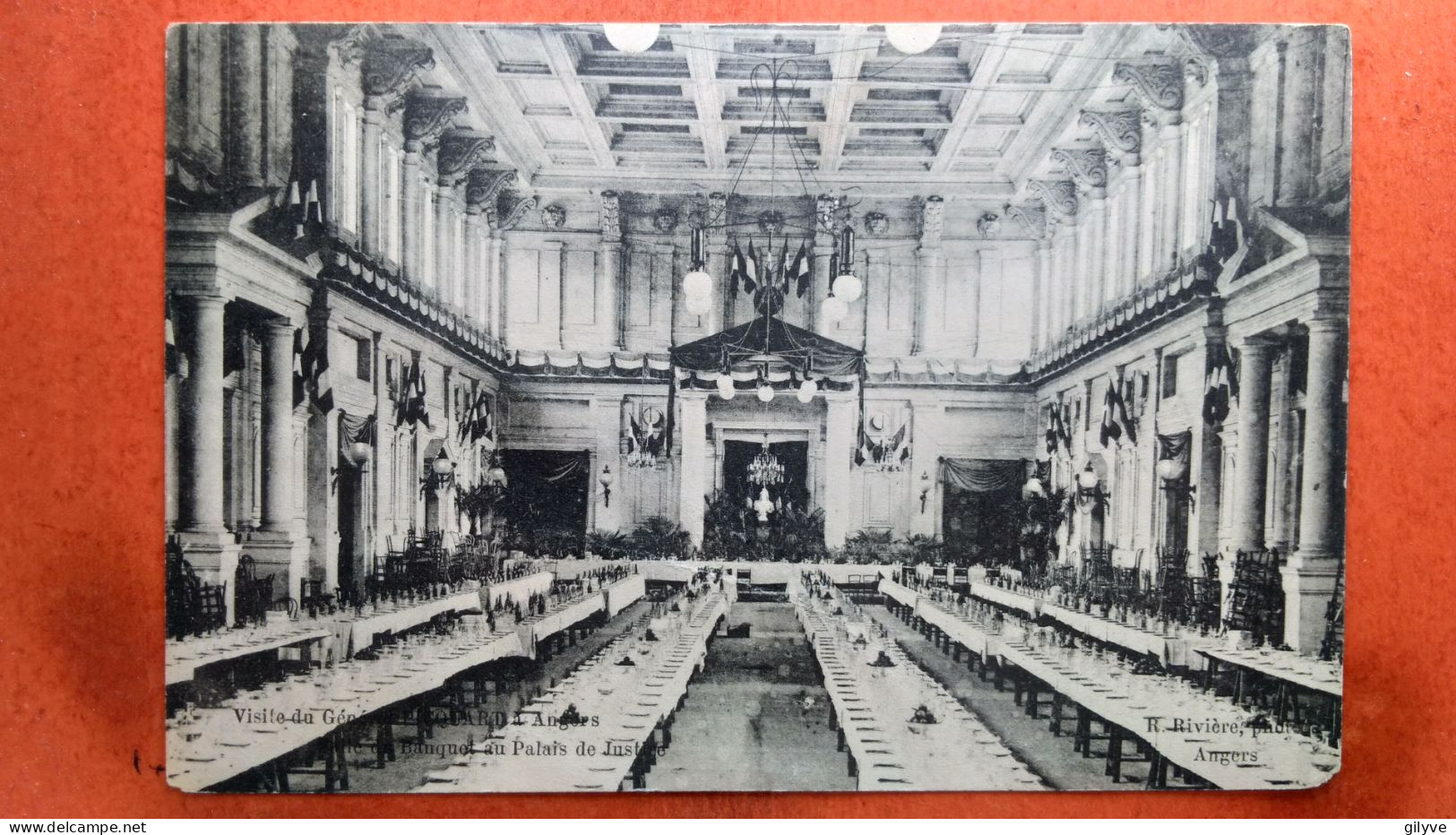 CPA (49) Angers. Visite Du Général Picquart. Salle De Banquet Au Palais De Justice. (7A.n°143) - Angers