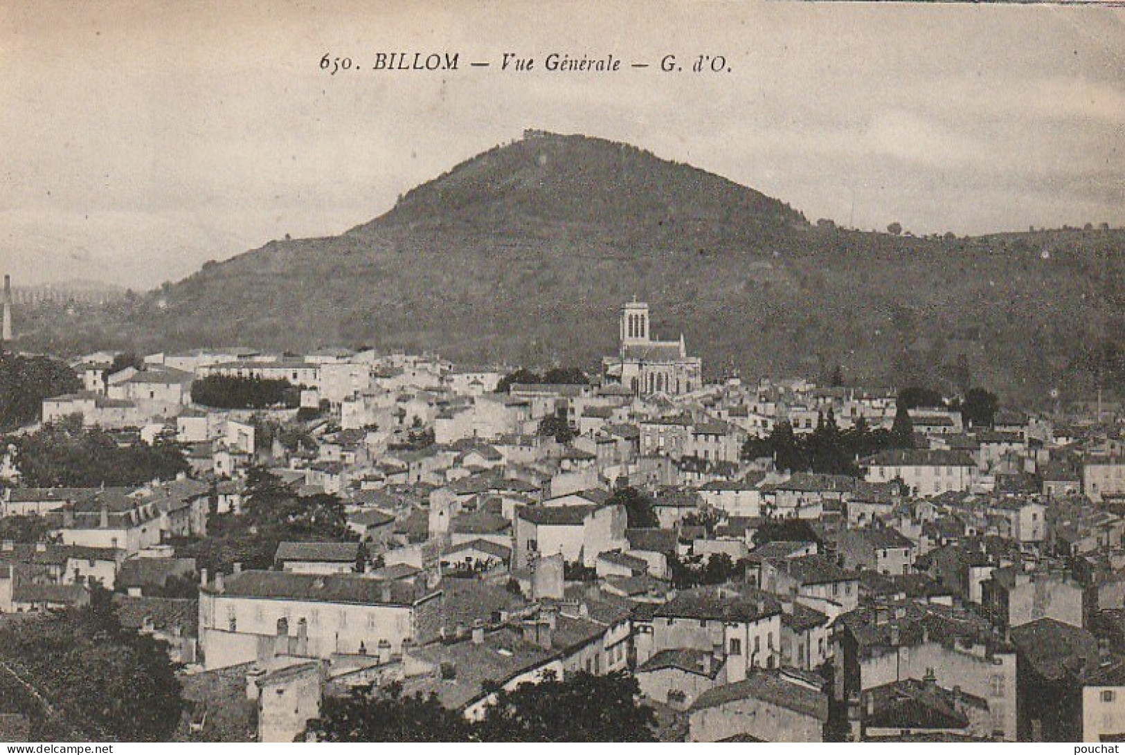 GU 12 -(63) BILLOM  -  VUE GENERALE   - 2 SCANS - Autres & Non Classés