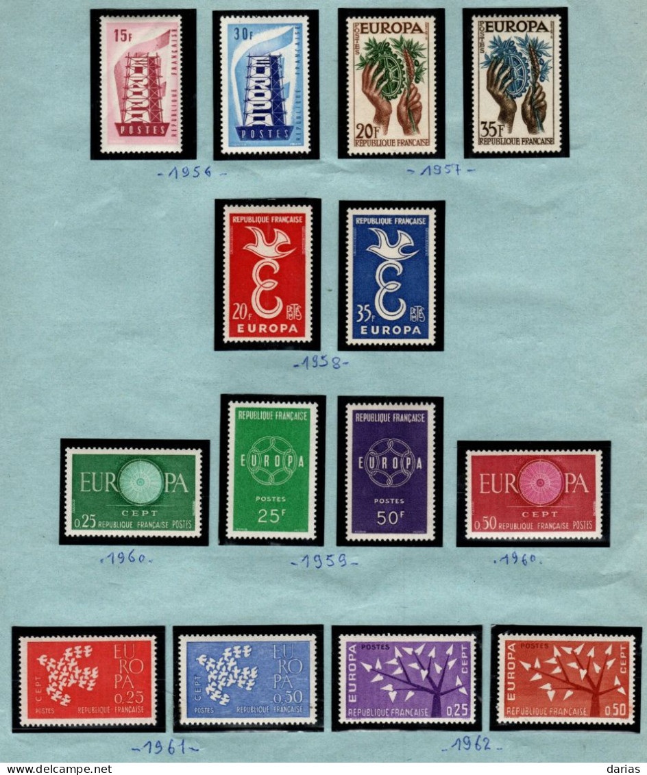 FRANCE - Collection De Timbres EUROPA Neuf** LUXE, De 1956 à 2005 Complète. Bas Prix, à Saisir. - Otros & Sin Clasificación