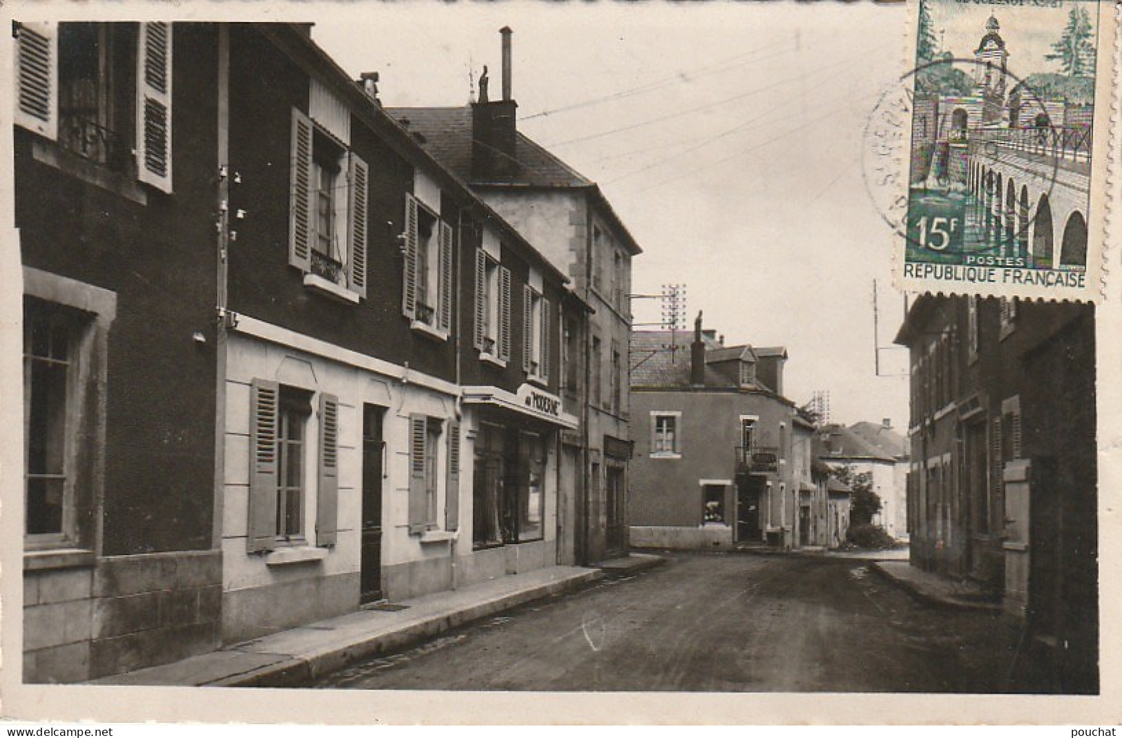 GU 14 -(63) SAINT GERVAIS D'AUVERGNE - LE QUARTIER DU PONT AUX CANNES - RUE DE LA GARE - 2 SCANS - Saint Gervais D'Auvergne