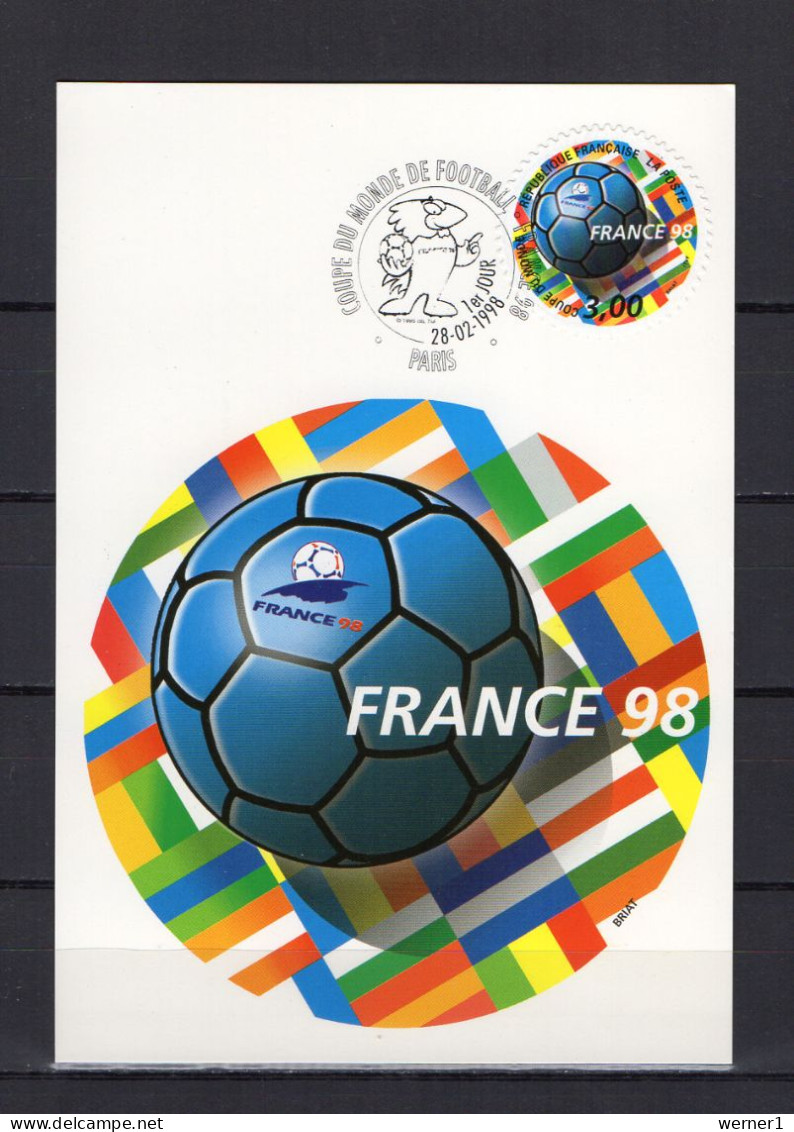 France 1998 Football Soccer World Cup Maximumcard - 1998 – Frankrijk