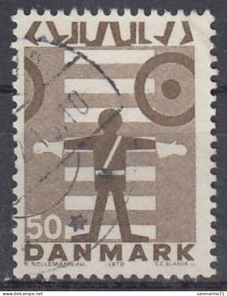 DENMARK 492,used,falc Hinged - Ongevallen & Veiligheid Op De Weg