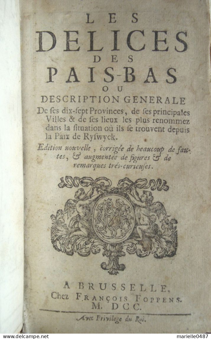 Christyn - Les Delices Des Pais-Bas 1700 - Jusque 1700