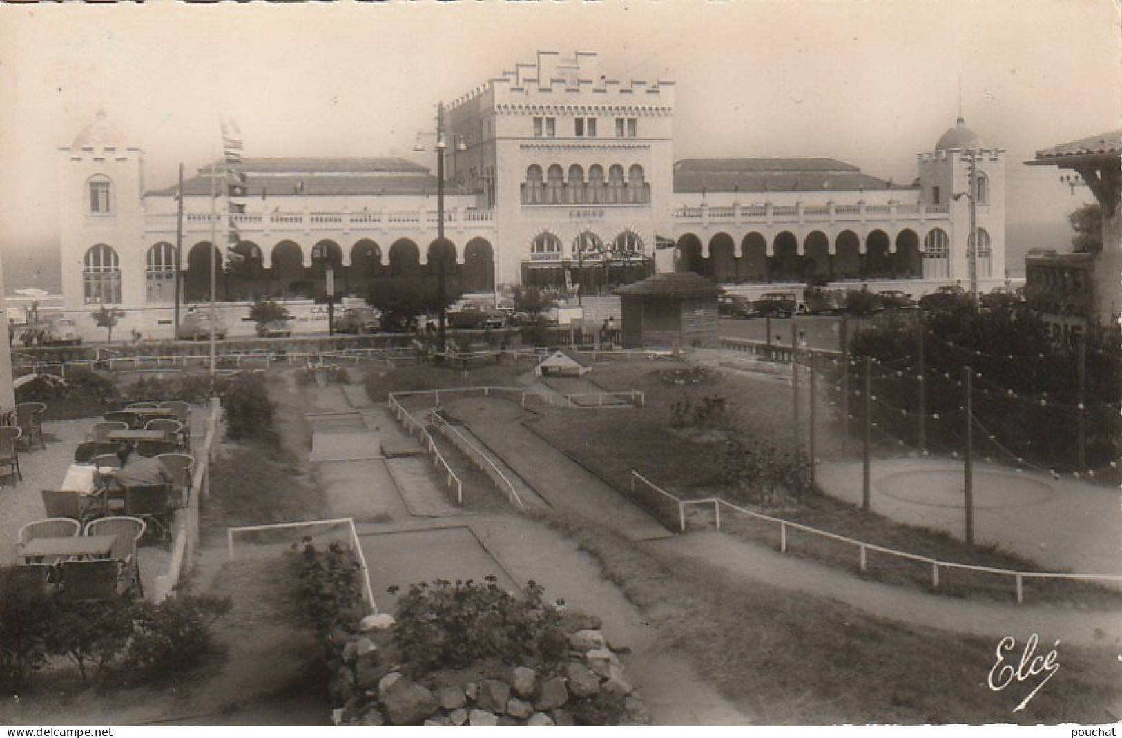 GU 18 -(64) HENDAYE PLAGE - LE GOLF MINIATURE ET LE CASINO   -2 SCANS - Hendaye