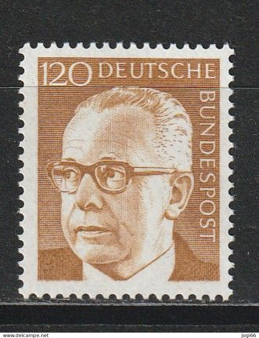 Bund Michel 691 Bundespräsident Gustav Heinemann ** - Unused Stamps