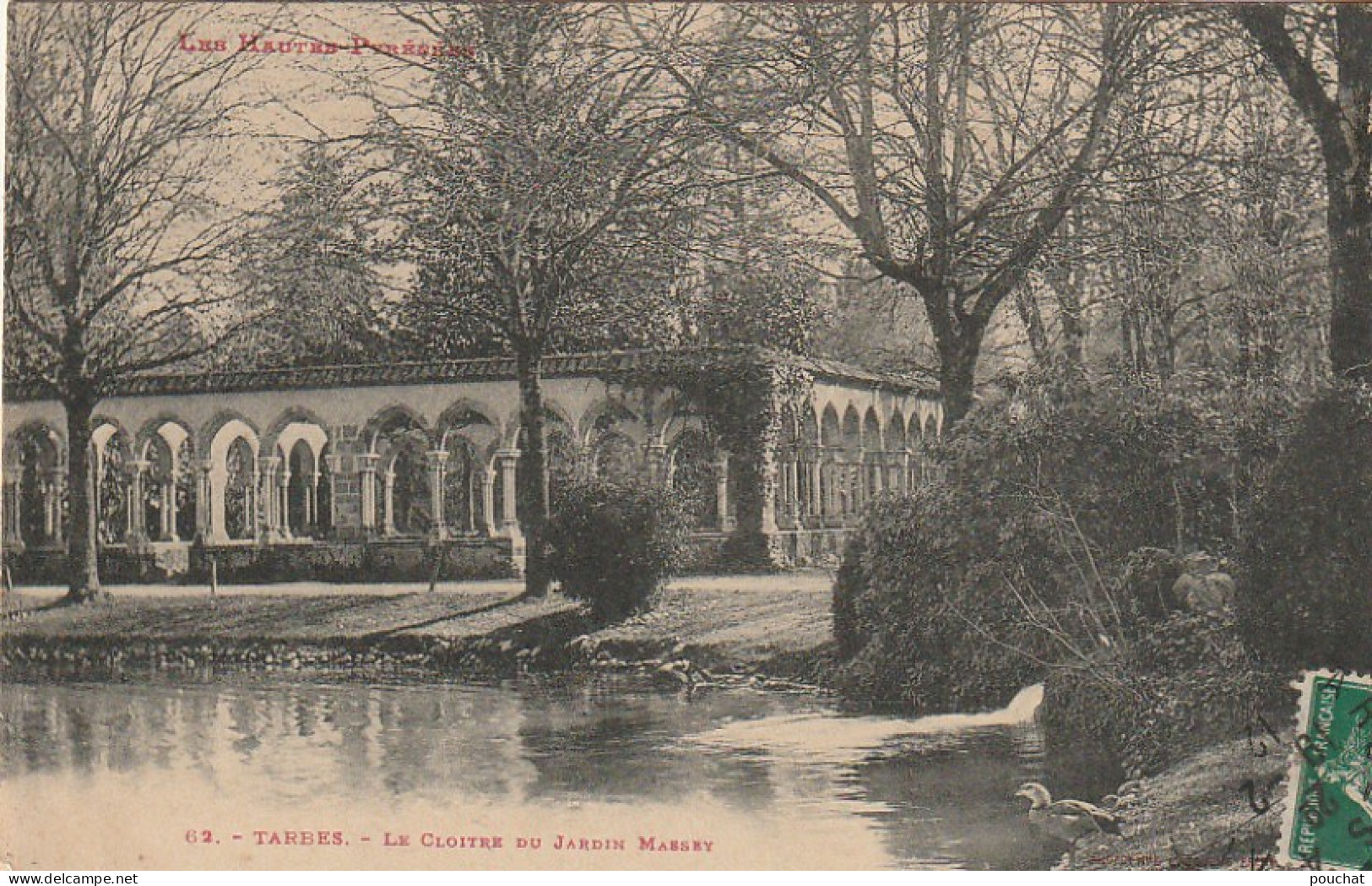 GU Nw -(65) TARBES  - LE CLOITRE DU JARDIN MASSEY  - 2 SCANS - Tarbes