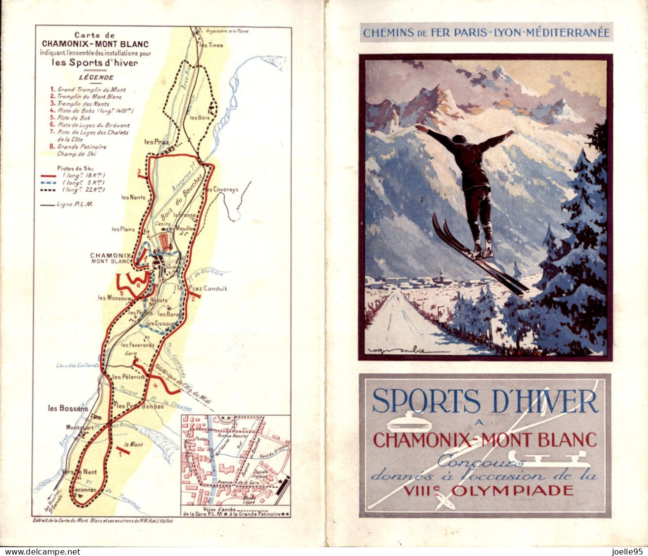 France - Chamonix Olympiade - Programme Des Sports - 1924 - Complete - Autres & Non Classés